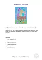 Vorschau - Mal- und Bastelvorlagen - Kunst Ostern, Bunte Ostereier im Korb, Grundschule - Seite 3