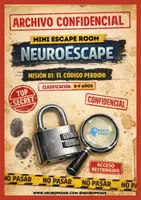 Vista previa - Hojas de trabajo - NEUROESCAPE. MINI ESCAPE ROOM MISIÓN 1 EL CÓDIGO PERDIDO - página 1