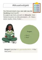 Vorschau - Arbeitsblätter - Objekte im Satz: kompakte Merkblätter & Lernhilfen - Seite 1