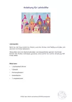 Vorschau - Mal- und Bastelvorlagen - Kunst Ostern, Hühner im Farbtopf, Grundschule - Seite 3