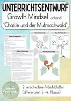 Vorschau - Stundenentwürfe - Unterrichtsentwurf Growth Mindset anhand des Bilderbuches "Charlie und der Mutmachwald" - Deckblatt