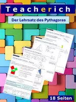 Vorschau - Arbeitsblätter - Der Lehrsatz des Pythagoras in ebenen Figuren - Deckblatt