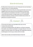 Vorschau - Arbeitsblätter - Satzanfänge Klasse 3 - Seite 1