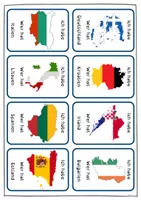 Vorschau - Stationenlernen - Ich habe, wer hat? EU Staaten – 3-fach differenziert | Flaggen & Umrisse | DaZ DaF | Geografie - Seite 2