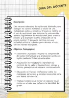 Vista previa - Unidades / Secuencias / Situaciones de Aprendizaje - English Vocabulary & Emotional Intelligence: The Perfect Friendship Potion Recipe - página 1