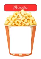 Vorschau - Stationenlernen - Popcorn sortieren - Wortarten (Nomen, Adjektive und Verben) - Seite 2
