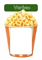Vorschau - Stationenlernen - Popcorn sortieren - Wortarten (Nomen, Adjektive und Verben) - Seite 3
