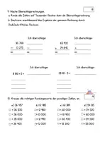 Vorschau - Arbeitsblätter - Lernzielkontrolle Runden und Überschlagen + Lösung - Seite 2