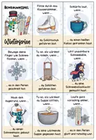 Vorschau - Spiele - Bewegungsspiel: Winterferien & Faschingsferien (aktive Ferienreflexion) - Seite 1
