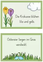 Vorschau - Arbeitsblätter - Abschreibkartei Frühling - Seite 2