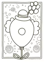 Vorschau - Mal- und Bastelvorlagen - Ausmalbild Fasching • Karneval • Fasnacht • Carneval | KUNST - Seite 3