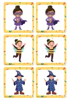 Vista previa - Juegos / Gamificación - Juego de Memora de Carnaval_ Encuentra la pareja - página 1