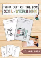 Vorschau - Mal- und Bastelvorlagen - XXL - Think Outside The Box - Es ist kein... 50x Weitermalbilder - Deckblatt