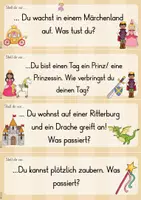 Vorschau - Aufgabenkarten - kreative Schreibanlässe Klasse 2/3 - freies Schreiben - Seite 1