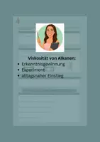Vorschau - Arbeitsblätter - Materialpaket: Kohlenwasserstoffe - Deckblatt