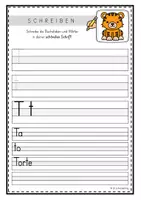 Vorschau - Arbeitsblätter - Schreibblätter zu Lilos Lesewelt 1 - Buchstaben T U ei au ch - Seite 2
