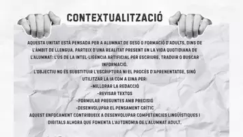 Vista previa - Unidades / Secuencias / Situaciones de Aprendizaje - Unitat Didàctica_Aprendre a preguntar, aprendre a escriure (IA a l'aula) - página 1