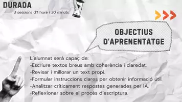 Vista previa - Unidades / Secuencias / Situaciones de Aprendizaje - Unitat Didàctica_Aprendre a preguntar, aprendre a escriure (IA a l'aula) - página 2