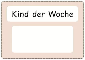 Vorschau - Poster - Aushang für das Kind der Woche - Seite 2