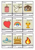 Vorschau - Spiele - Lesespiel Ich habe - wer hat (Religion) - Seite 1