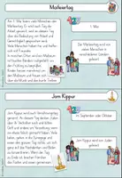 Vorschau - Arbeitsblätter - Feste im Jahr – Wissenskartei, Domino & Arbeitsblätter - Seite 3