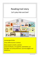 Vorschau - Arbeitsblätter - Reading trail story - Let's play hide and seek' (Lesespurgeschichte) - Deckblatt