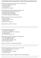 Vorschau - Arbeitsblätter - Hip Hop in Deutschland Episode 1-4 (Arbeitsblätter zu Videos) - Seite 1