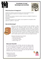 Vorschau - Arbeitsblätter - Schubladen im Kopf: Stereotype und Vorurteile - Deckblatt