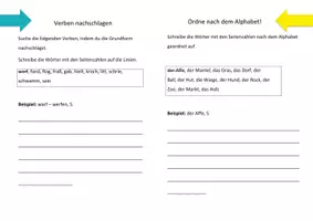 Vorschau - Arbeitsblätter - Nachschlagen im Wörterbuch - Seite 2