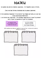 Aperçu - Fiches - Un poème issu de la tradition japonaise… On l’appelle aussi un haïku - Page de couverture