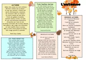 Aperçu - Affichage - Recueil de poésies et texte à mémoriser (1) - Page 3