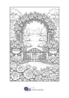 Aperçu - Cliparts/Visuels - Livre de coloriage Jardins de rêve Coloriages pour se détendre - Page 3