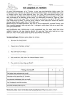 Vorschau - Arbeitsblätter - DaZ: Text Leseverständnis - Tierheim - Deckblatt