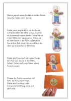Vorschau - Mal- und Bastelvorlagen - Fasching basteln Pop-Up Karte Clown Karneval - Seite 3