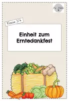 Vorschau - Stundenentwürfe - Unterrichtsreihe zum Thema Erntedankfest - Deckblatt