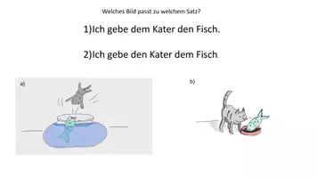 Vorschau - Arbeitsblätter - 4 Fälle: dem oder den? AB+ Kontrolle, Tafelmaterial - Seite 3