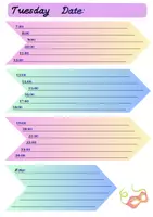 Προεπισκόπηση - Γραμματοσειρές - Weekly Planner - Σελίδα 2