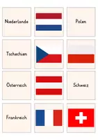 Vorschau - Spiele - Paare finden - Deutschlands Nachbarländer Flaggen - Seite 1