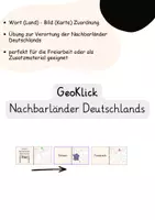 Vorschau - Spiele - GeoKlick - Nachbarländer Deutschlands - Deckblatt