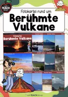 Vorschau - Bildkarten - Vulkane - Berühmte Vulkane der Erde - Fotokartei - Deckblatt