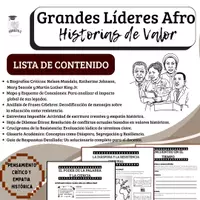 Vista previa - Hojas de trabajo - Historia afrodescendiente secundaria | Actividades y derechos civiles - Portada
