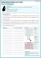 Vorschau - Arbeitsblätter - AB Großschreibung (Den Nomen auf der Spur) - Deckblatt