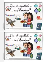 Vorschau - Unterrichtsreihen - Freiarbeitsheft Was ist eigentlich der Ramadan 3. 4. 5. 6. Klasse Unterrichtseinheit Ramadanfest (Zuckerfest) Id al Fitr Islam Freiarbeitsmaterial Winter fachübergreifend Lesen Leseverständnis Deutsch Sachunterricht Ethik Religion - Seite 3