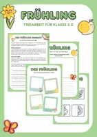 Vorschau - Arbeitsblätter - Der Frühling - Freiarbeit für die Klassen 3-5 - Deckblatt