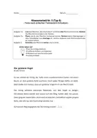 Vorschau - Klassenarbeiten - Zwei KA Märchen + Bewertungsbögen (editierbar) - Seite 1