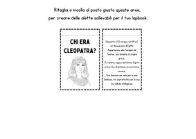 anteprima - Altro tipo di materiale - Lapbook su Cleopatra - Pagina 3