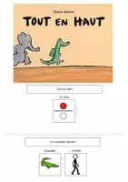 Aperçu - Apprentissages en autonomie - Lecture Adapté - Tout en haut - Page de couverture
