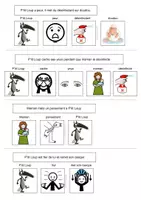 Aperçu - Apprentissages en autonomie - P’tit Loup a un bobo - Livre Adapté - Page 2