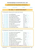 Vorschau - Arbeitsblätter - Simple Present Questions interaktive Arbeitsblätter - Seite 2