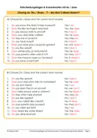 Vorschau - Arbeitsblätter - Simple Present Questions interaktive Arbeitsblätter - Seite 3